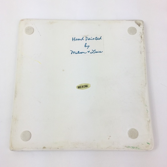 Milson and Louis Whimsical Cats Hand Painted Ceramic Teapot and Coaster Set - Picture 7 of 9